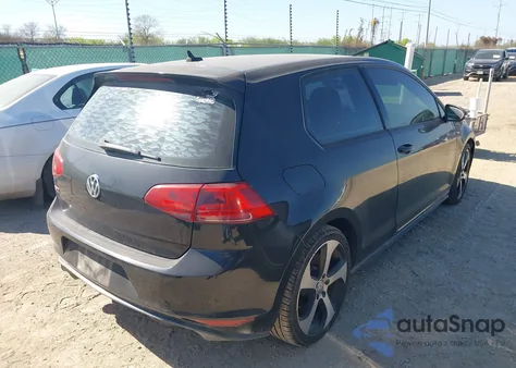 2015 Volkswagen Golf Gti 2.0T S W/Performance Package 2-Door from USA, damaged, VIN 3VWT47AU9FM088559